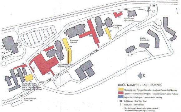 East Campus Map [click on the