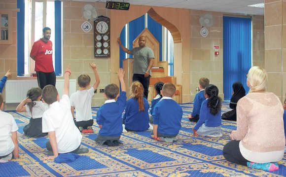 School children take part in