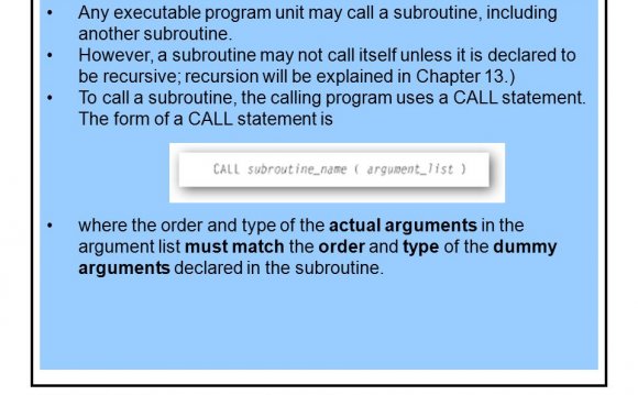 Introduction to Procedures Any