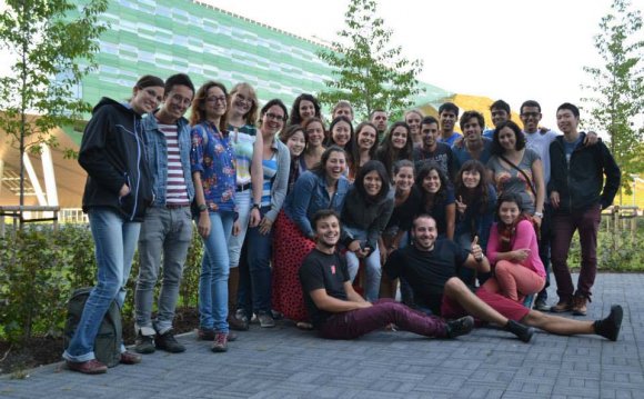 The 2014 cohort with students