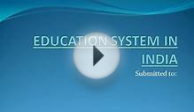 Educational System in India