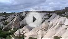 TURKEY Long Valley, Göreme, Cappadocia (sd-video)