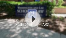 Washington and Lee University School of Law